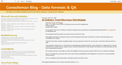 Desktop Screenshot of consoleman.blogspot.com