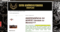 Desktop Screenshot of centroacademicodepedagogia-uniplac.blogspot.com