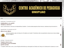 Tablet Screenshot of centroacademicodepedagogia-uniplac.blogspot.com