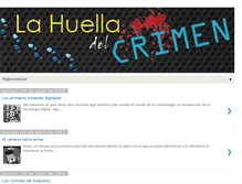 Tablet Screenshot of lahuella-delcrimen.blogspot.com