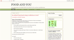 Desktop Screenshot of foodandyou.blogspot.com