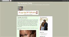 Desktop Screenshot of hendersonhousehold.blogspot.com