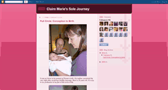 Desktop Screenshot of clairemariessolejourney.blogspot.com