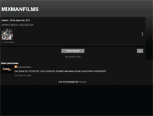 Tablet Screenshot of mixmanfilms.blogspot.com