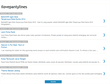Tablet Screenshot of ilovepantylines.blogspot.com