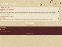 Tablet Screenshot of miserablyhappy.blogspot.com