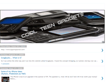Tablet Screenshot of coolteengadgets.blogspot.com