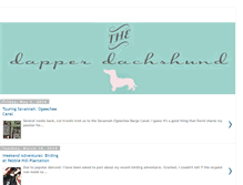 Tablet Screenshot of dapperdachshund.blogspot.com