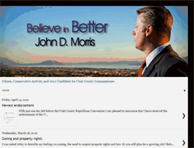 Tablet Screenshot of johndmorris.blogspot.com