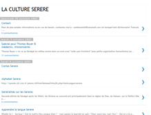 Tablet Screenshot of lacultureserere.blogspot.com