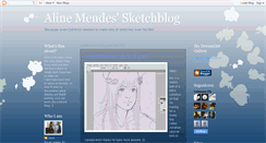 Desktop Screenshot of alinemendessketchbook.blogspot.com