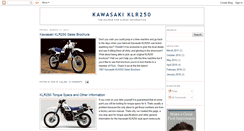 Desktop Screenshot of klr250.blogspot.com