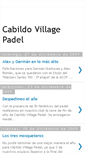 Mobile Screenshot of cabildovillagepadel.blogspot.com