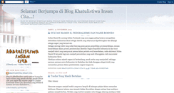 Desktop Screenshot of khatulistiwainsancita.blogspot.com