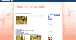 Desktop Screenshot of mirnathemakeupartist.blogspot.com