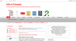 Desktop Screenshot of info4canada.blogspot.com