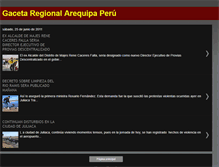 Tablet Screenshot of gacetaregional.blogspot.com