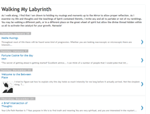 Tablet Screenshot of labyrinthwalk.blogspot.com
