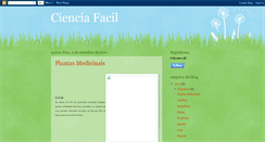 Desktop Screenshot of cienciafacilcienciafacil.blogspot.com