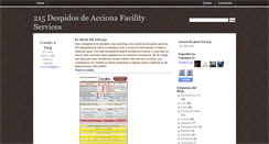 Desktop Screenshot of elblogdelos215despidos.blogspot.com