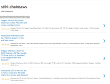 Tablet Screenshot of best-stihlchainsaws-review.blogspot.com