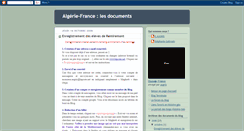 Desktop Screenshot of djazair-france-docs.blogspot.com