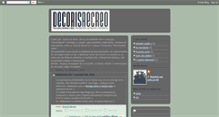 Desktop Screenshot of decorisrecreo.blogspot.com
