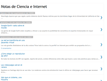 Tablet Screenshot of cienciaeinternet.blogspot.com