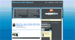 Desktop Screenshot of gdi1malaysia.blogspot.com