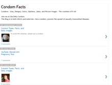 Tablet Screenshot of condomfacts.blogspot.com
