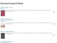 Tablet Screenshot of downloadgospel-ebooks.blogspot.com