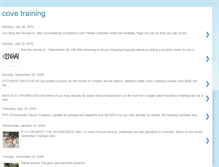 Tablet Screenshot of covetraining.blogspot.com