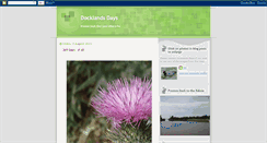 Desktop Screenshot of docklandsdays.blogspot.com