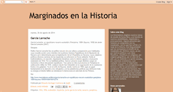 Desktop Screenshot of marginadoshistoria.blogspot.com