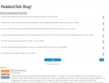 Tablet Screenshot of paddocktalk.blogspot.com