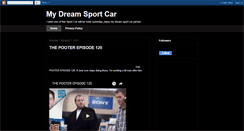 Desktop Screenshot of mydreamsportcar.blogspot.com