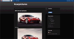 Desktop Screenshot of 4carspictures.blogspot.com