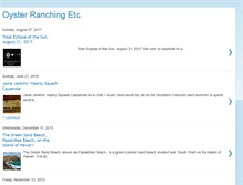 Tablet Screenshot of oysterranch.blogspot.com