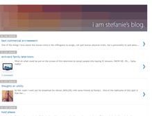 Tablet Screenshot of iamstefaniesblog.blogspot.com