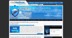 Desktop Screenshot of clubbolivar.blogspot.com