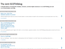 Tablet Screenshot of anti-scotusblog.blogspot.com