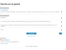 Tablet Screenshot of escribidordeespuma.blogspot.com