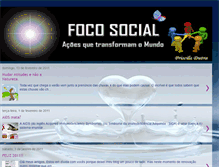 Tablet Screenshot of foco-social.blogspot.com