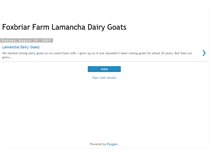 Tablet Screenshot of foxbriarfarmlamanchagoats.blogspot.com