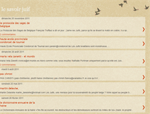 Tablet Screenshot of lesavoirjuif.blogspot.com