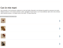 Tablet Screenshot of antonella-conlemiemani.blogspot.com