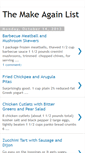 Mobile Screenshot of makeagainlist.blogspot.com