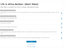 Tablet Screenshot of albertwalozi.blogspot.com