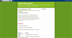 Desktop Screenshot of despre-metropolitan.blogspot.com