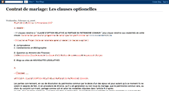 Desktop Screenshot of contratdemariage.blogspot.com